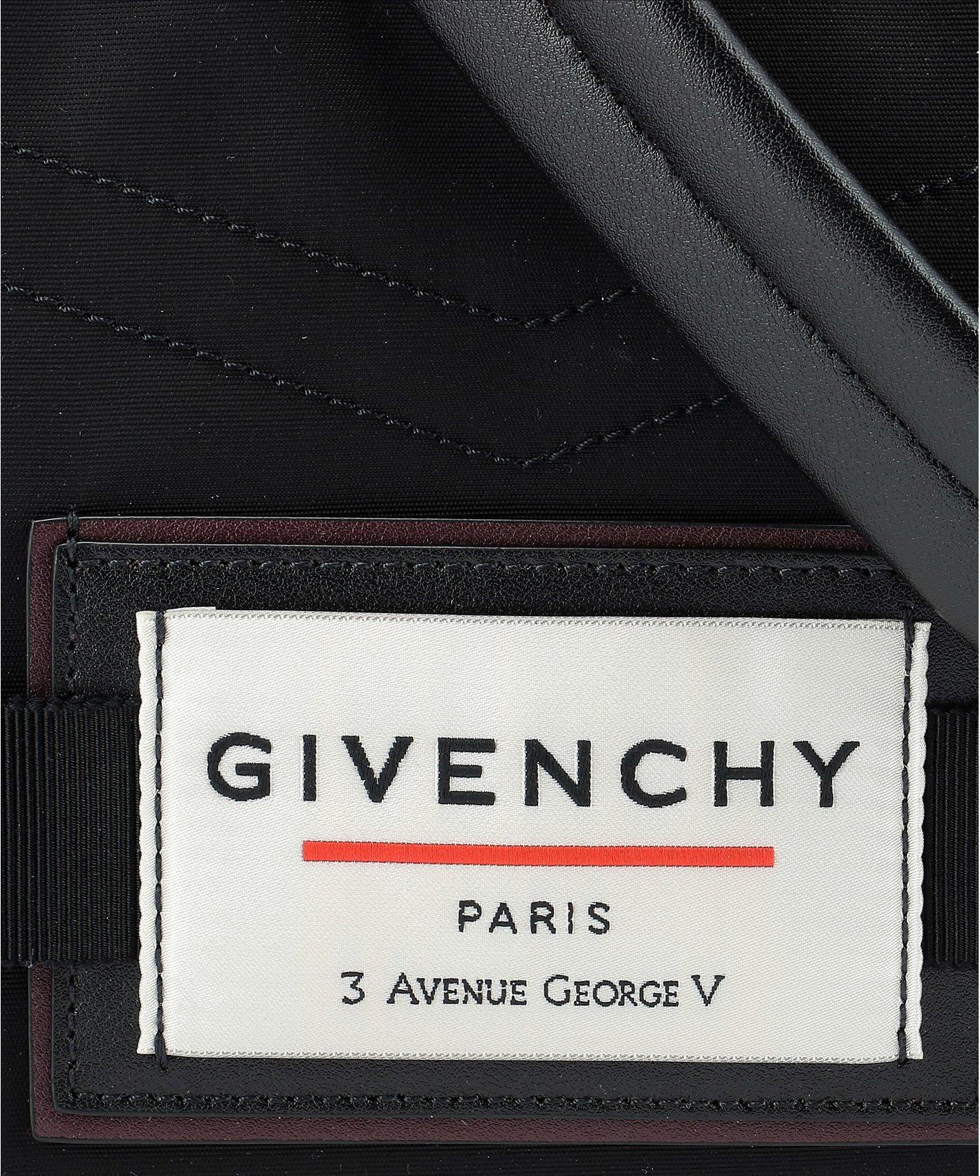 Givenchy Synthetic Logo Patch Shoulder Bag in Black for Men Lyst