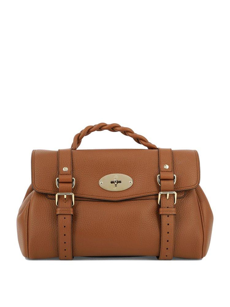 Mulberry Alexa Twist-lock Crossbody Bag in Brown