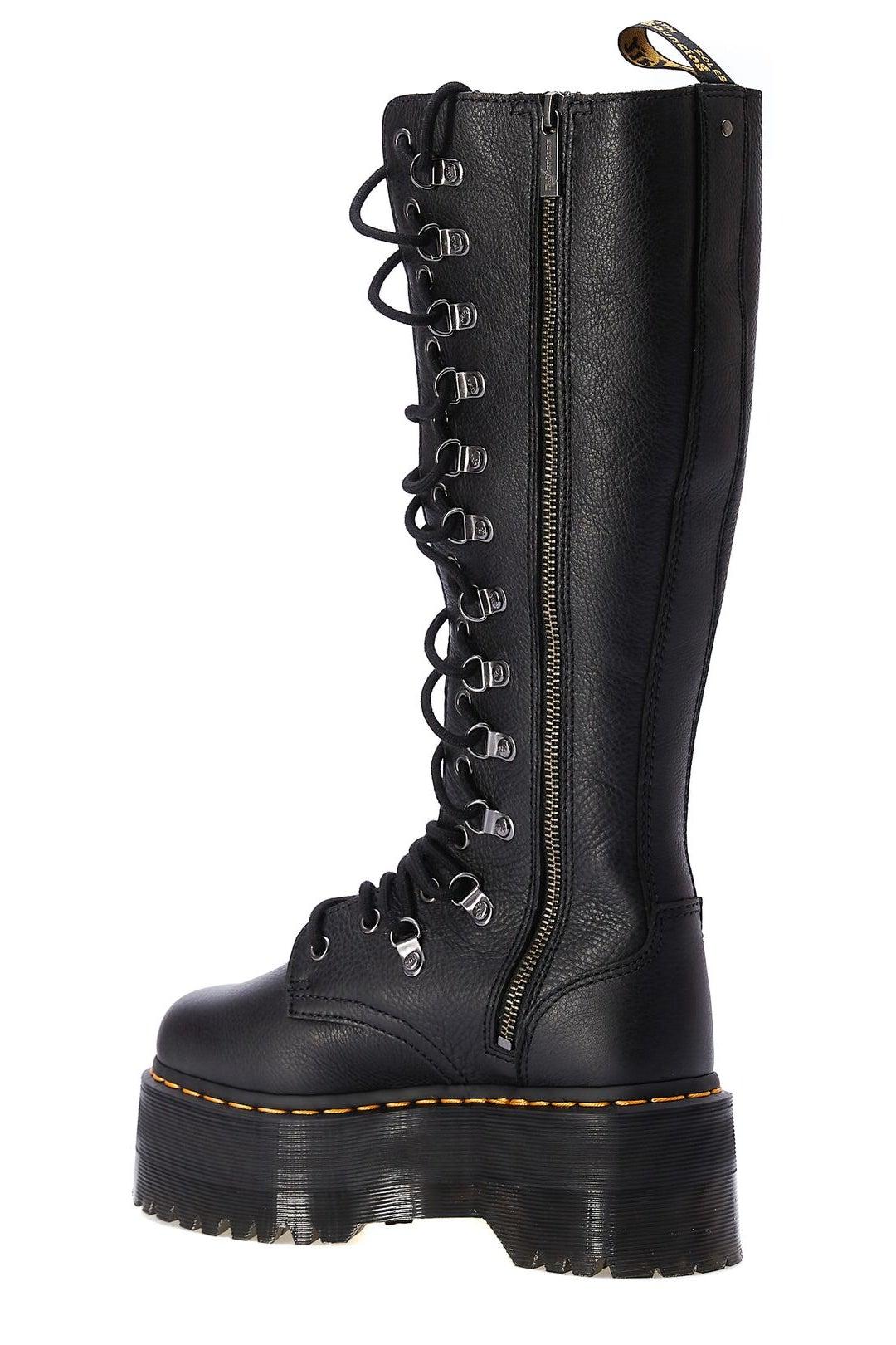 Dr. Martens Leather 1b60 Max Hardware Knee-high Boots in Black | Lyst