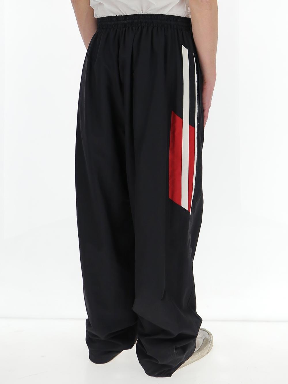 Balenciaga Oversized Striped Shell Track Pants in Blue  Lyst