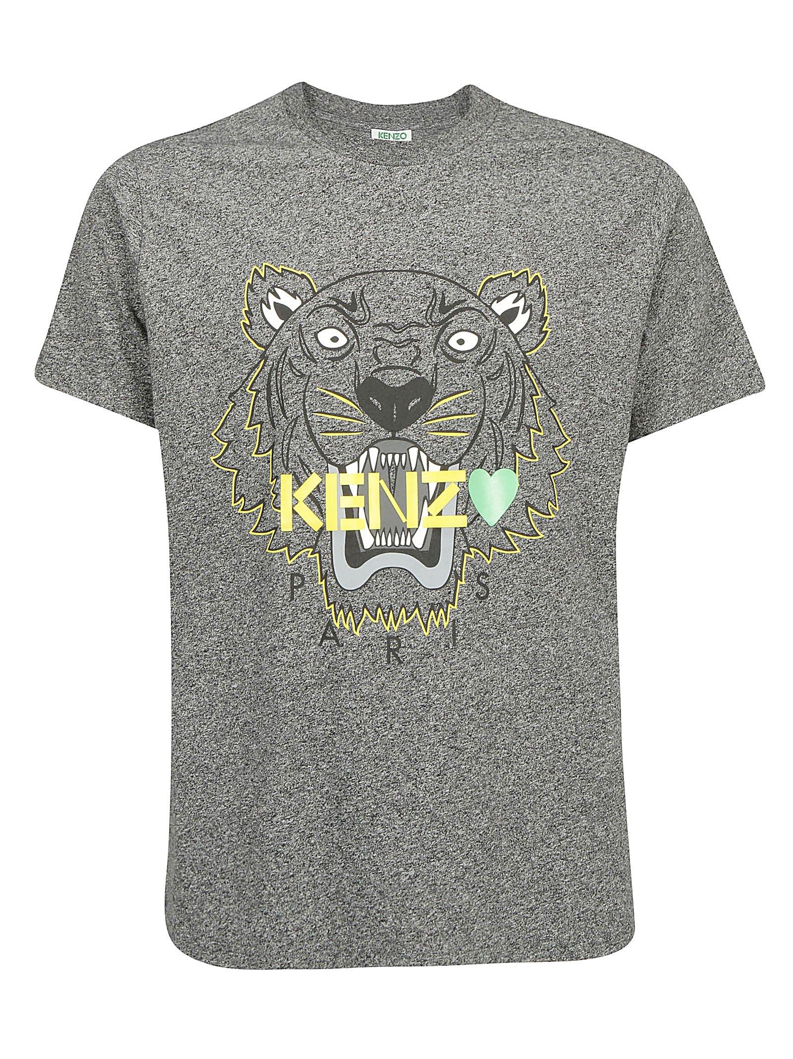 Kenzo Tiger T Shirt In Anthracite Gray For Men Lyst Kenzo Tiger T Shirt In Anthracite Gray For Men Lyst