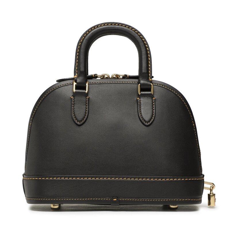 COACH Reveal Zip-up Top Handle Bag in Black