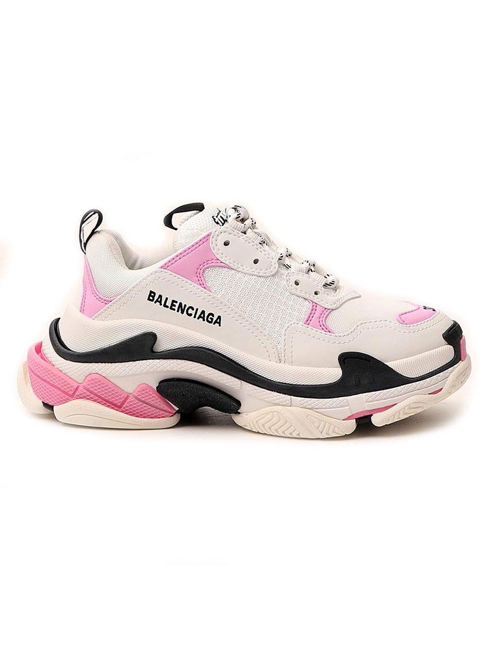 balenciaga sneakers pink triple s