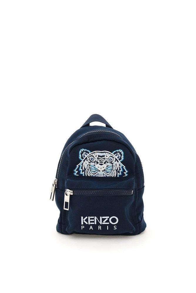 KENZO Kampus Tiger Embroidered Mini Backpack in Blue for Men | Lyst
