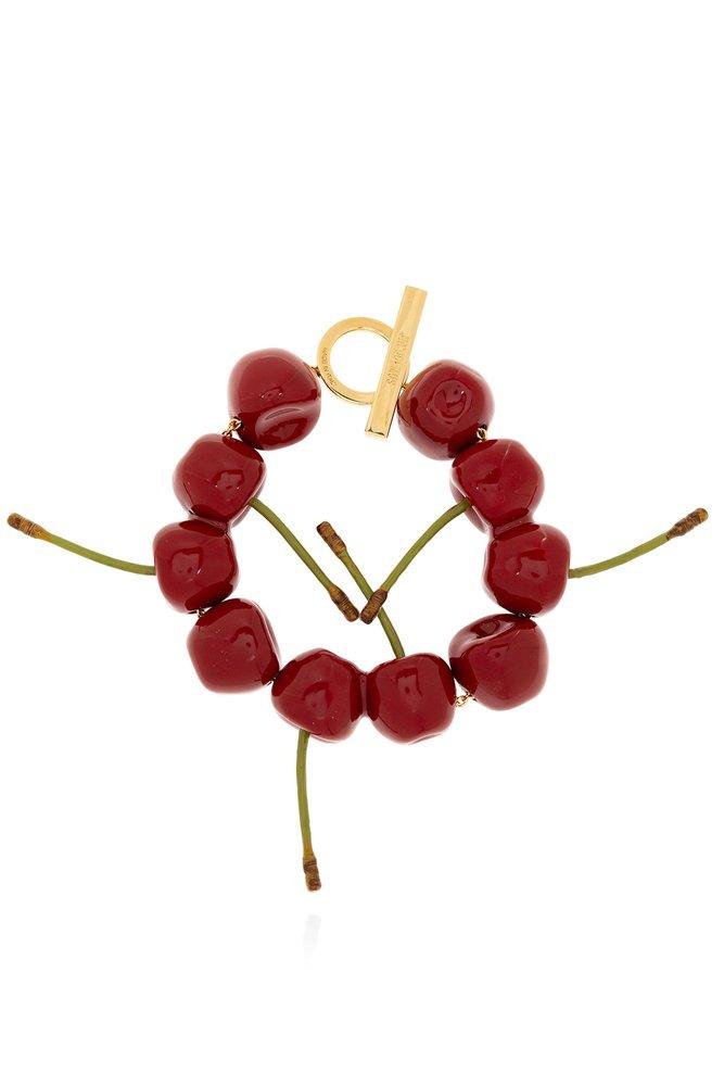 Jacquemus Cherry Bracelet in Red | Lyst
