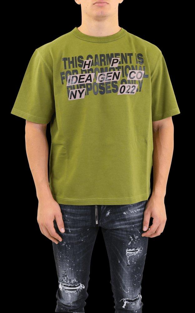 Tシャツ・カットソー Heron Preston \"Camo Flaming\" t-shirt Green Heron Preston T-shirts for Men | Online Sale up to 74% off