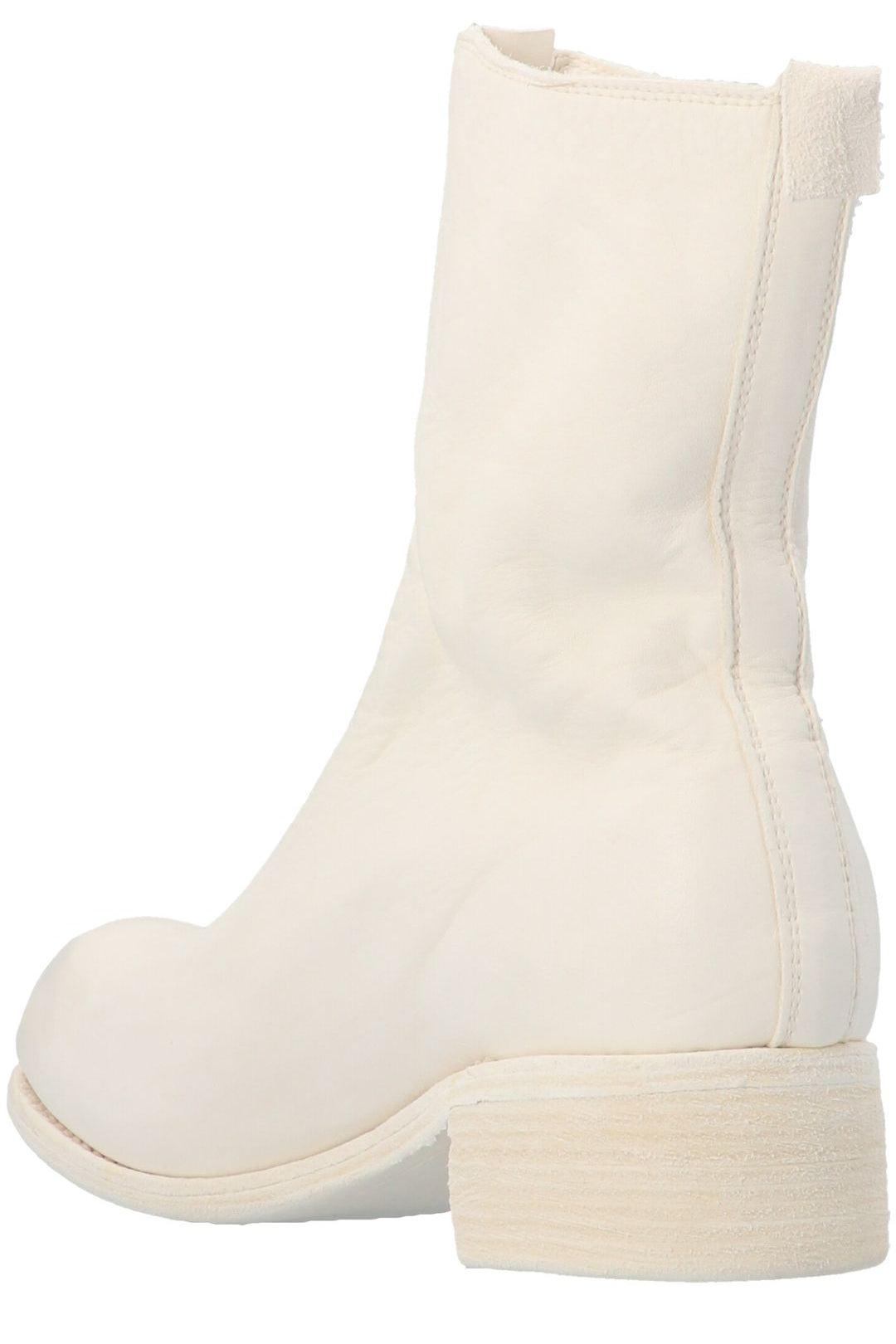 Front-zip Ankle Boots