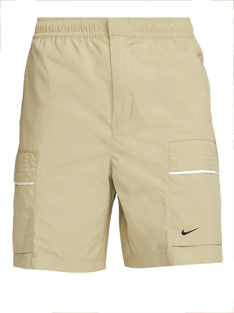 Nike Logo Printed Utility Shorts in Natural for Men | Lyst