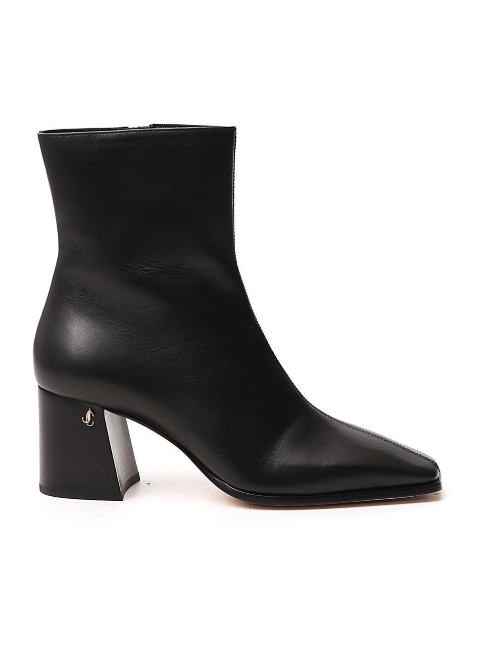 Jimmy Choo Leather Bryelle Ankle Boots in Black Lyst