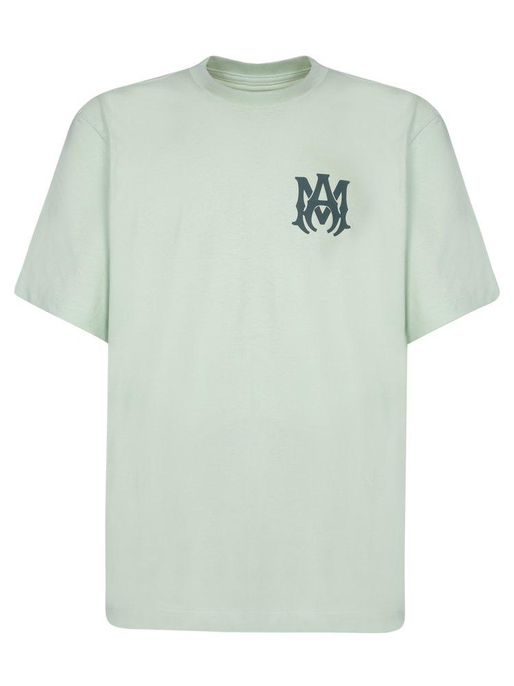 Tシャツ・カットソー AMIRI Men T Shirts AMOUBN1059CO Green AMIRI Green Crewneck T-Shirt Amiri