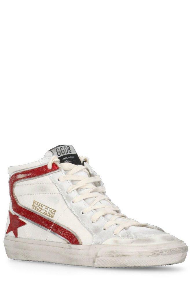 Golden Goose - Running Silver, White & Cream Sneaker
