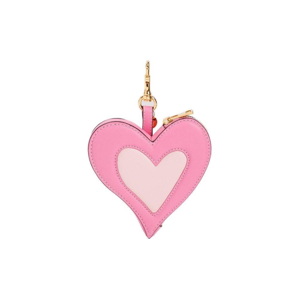 JW Anderson Heart Coin Purse in Pink