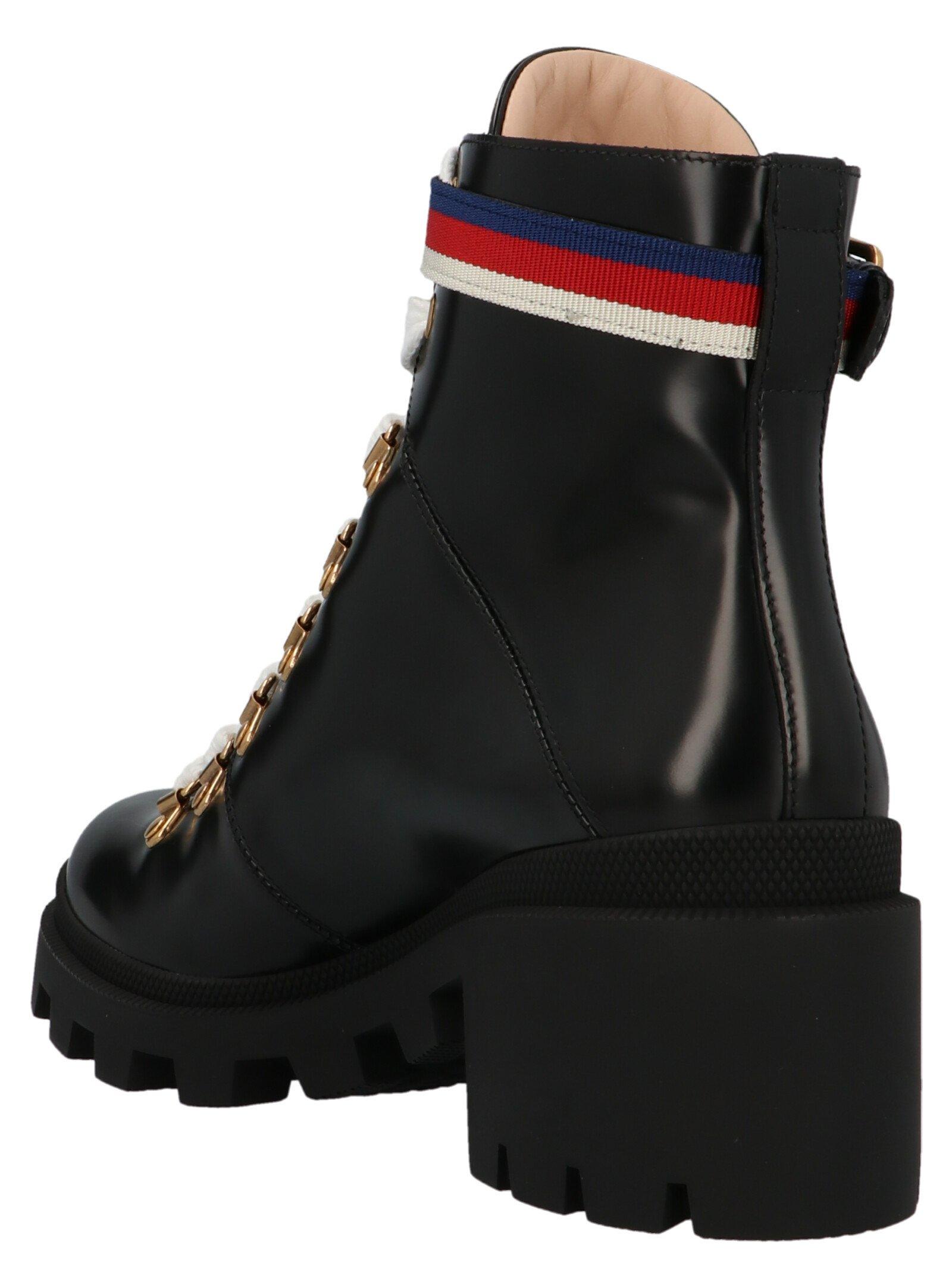 gucci magnum leather moto boots