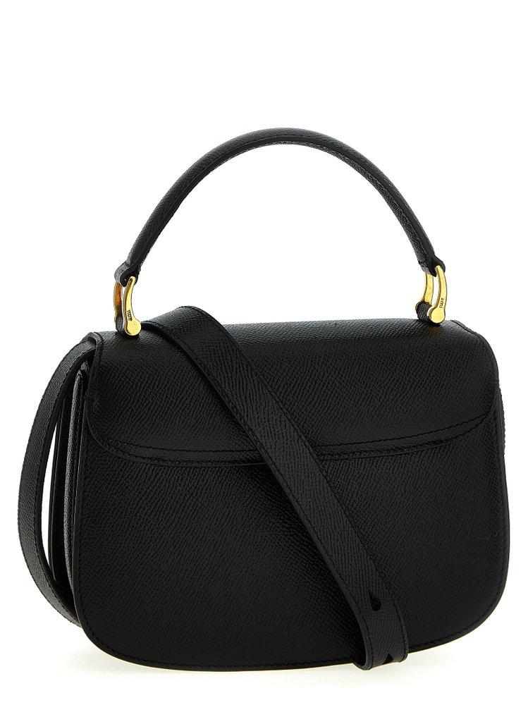 AMI Paris Black Ami de Coeur Tote