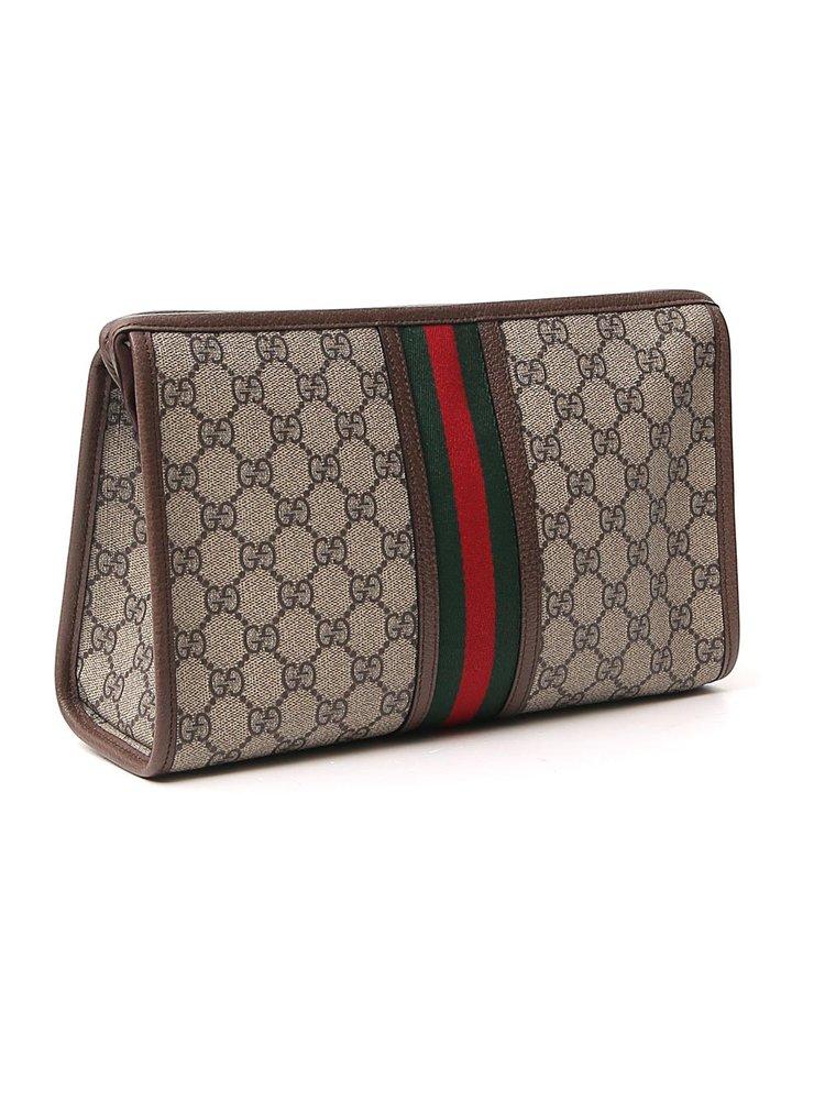 Gucci Beige Ophidia Toiletry Bag