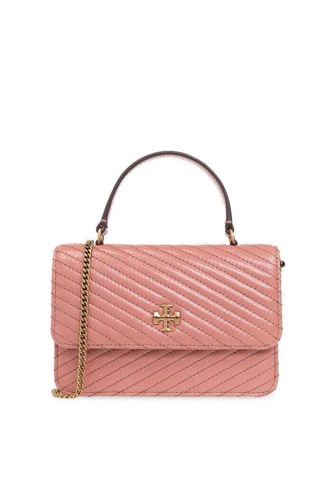 Tory Burch Kira Foldover Mini Top Handle Bag in Pink Lyst