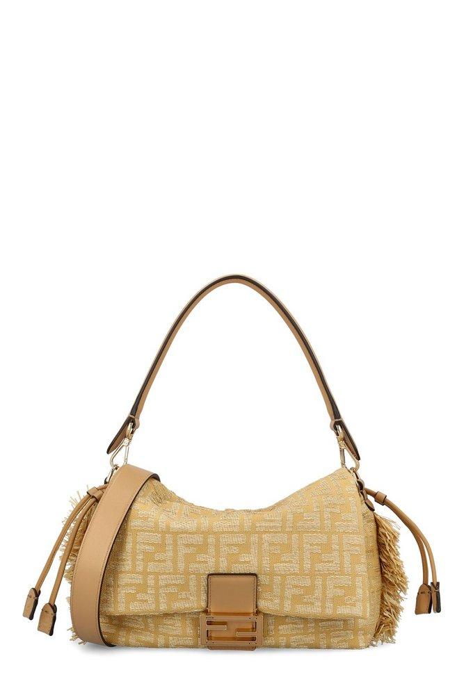 ショルダーバッグ・ポシェット FENDI MEDIUM MAMMA BAGUETTE CROSSBODY BAG Mamma Baguette Medium Fabric Blue | Fendi