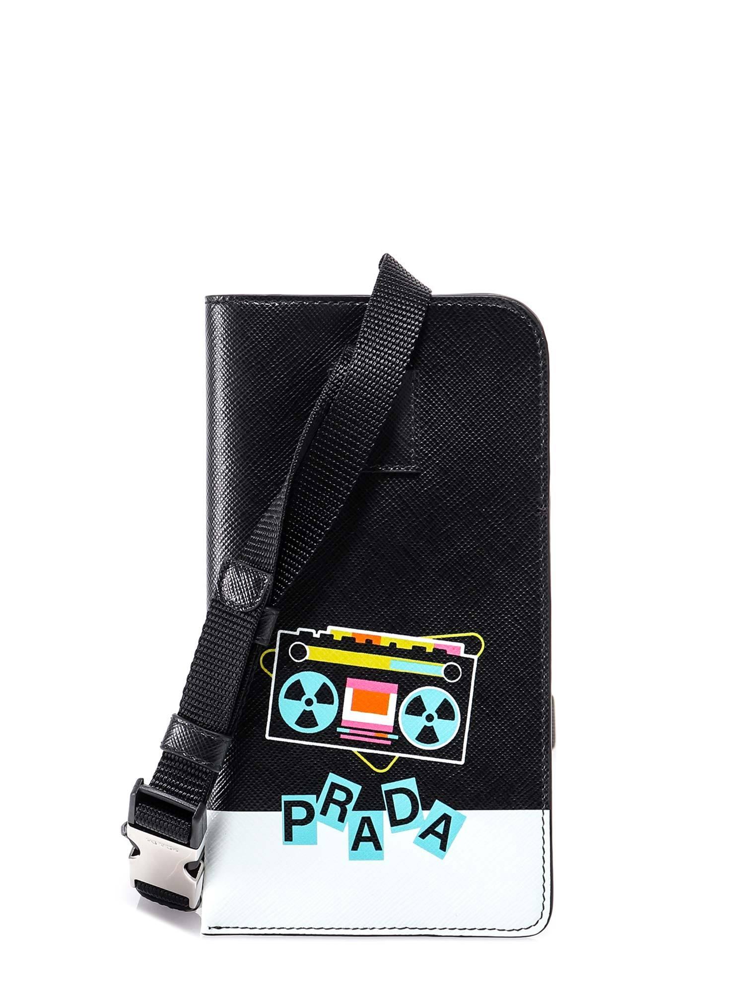 neck card holder prada