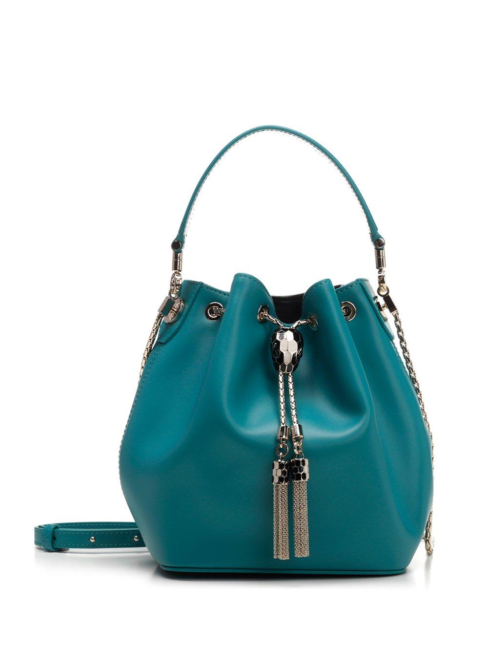 BVLGARI Serpentine Forever Shoulder Bag in Blue