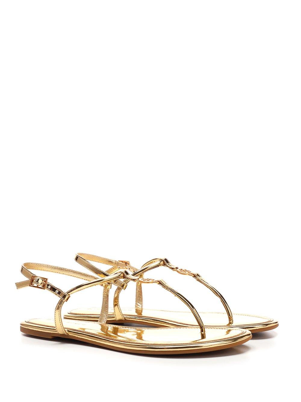 tory burch emmy sandals gold