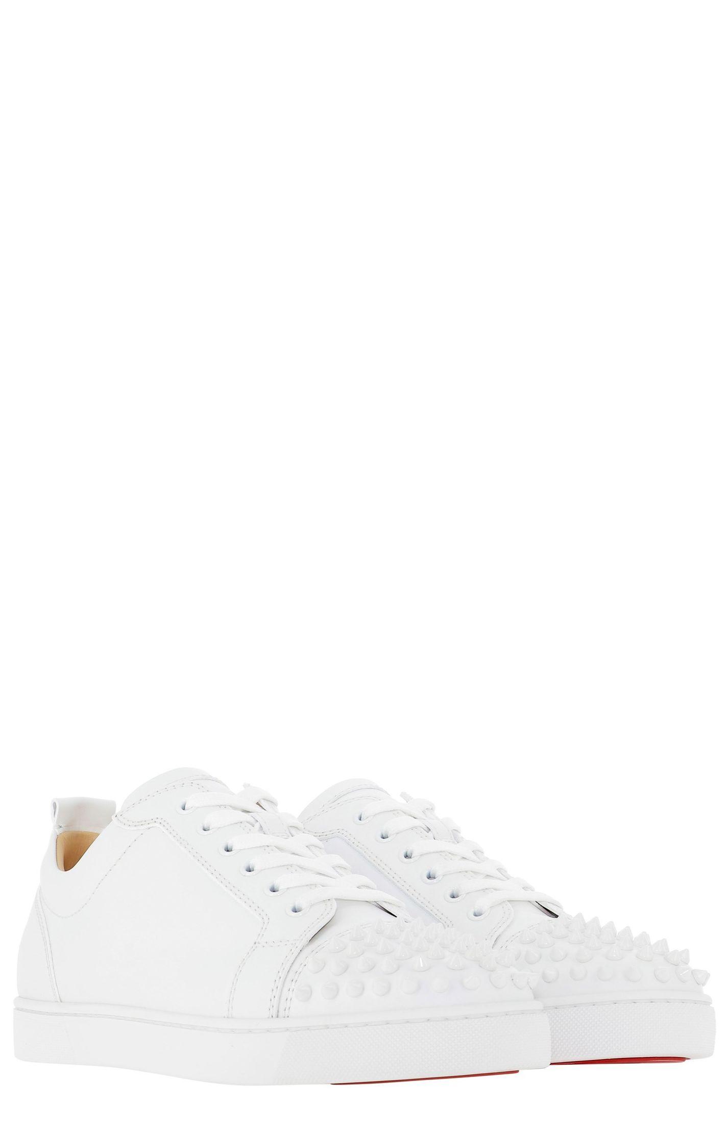 louboutin shoes white