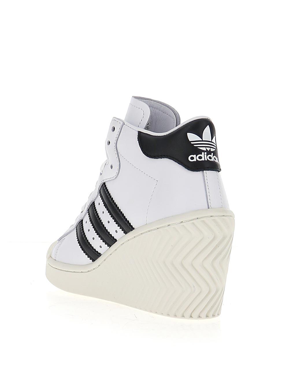krater ramp Uitdrukkelijk adidas Originals Superstar Ellure Wedged Sneakers in White | Lyst