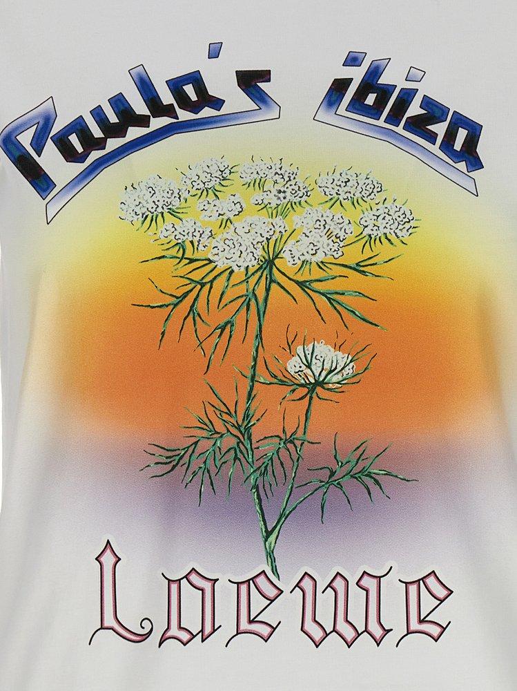LOEWE Paula's Ibiza Fennel T-shirt ホワイト/
