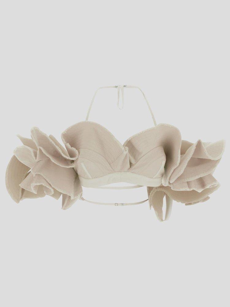 ruffled bralette