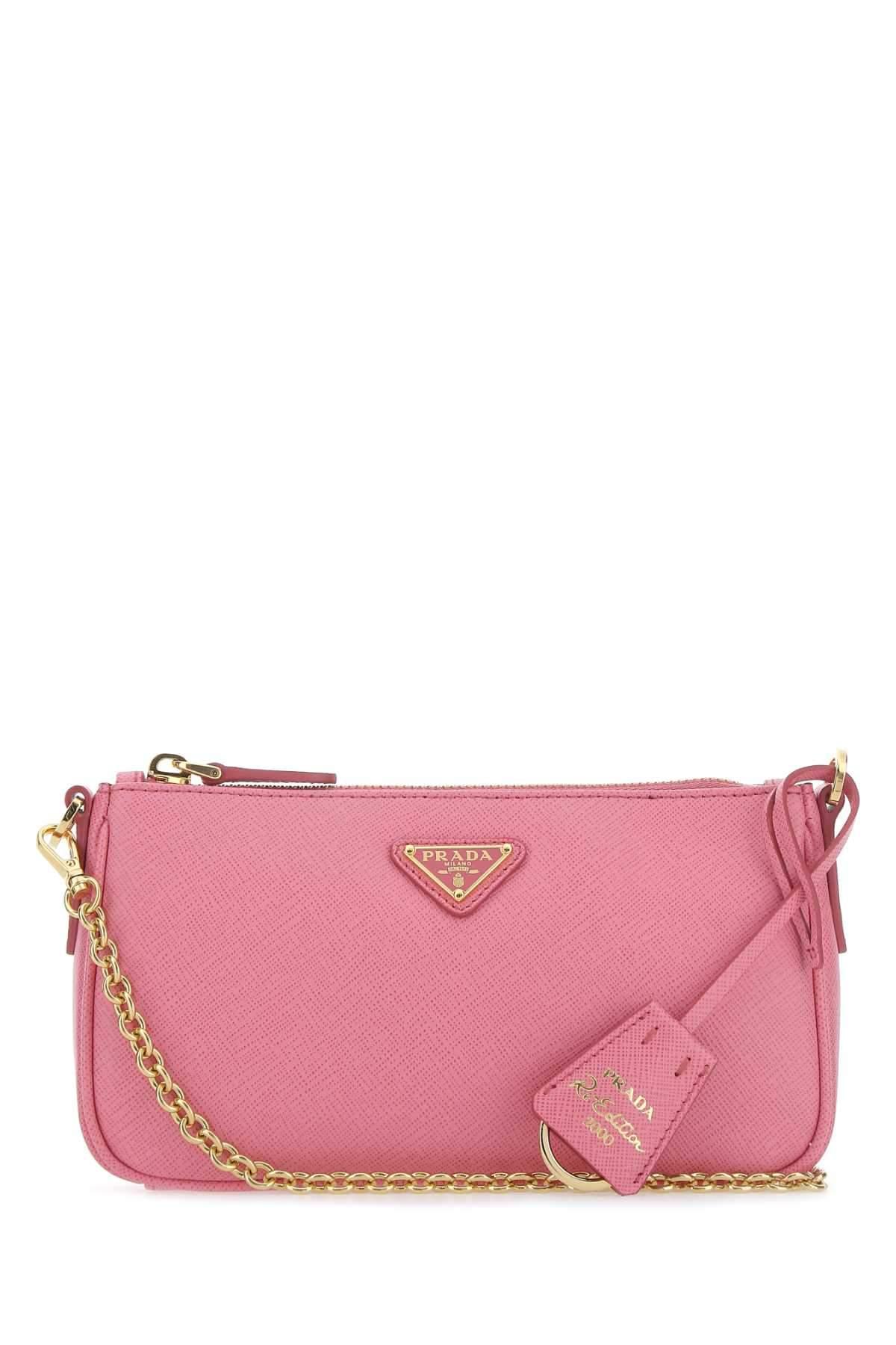 pink prada shoulder bag