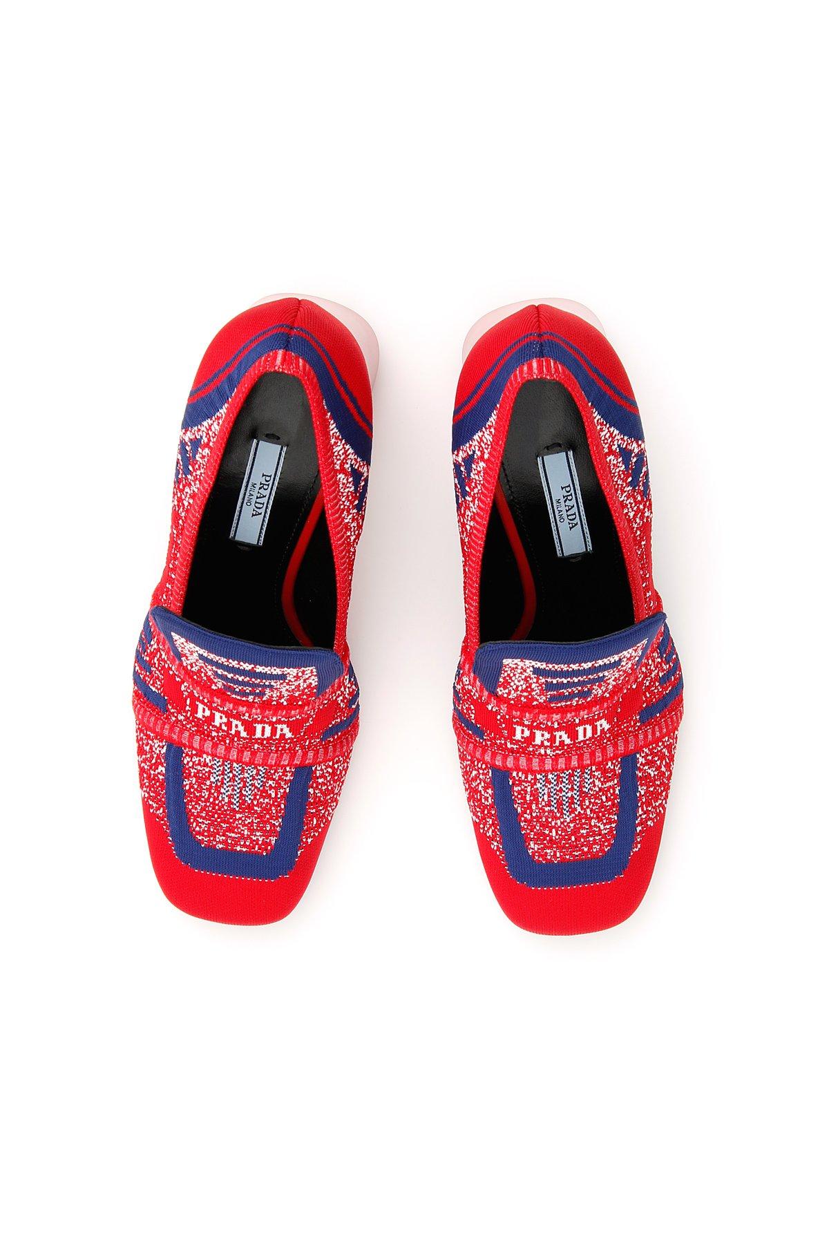 prada knit loafers