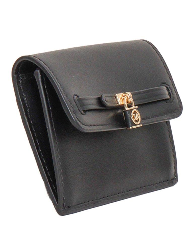 Michael kors hamilton wallet silver deals