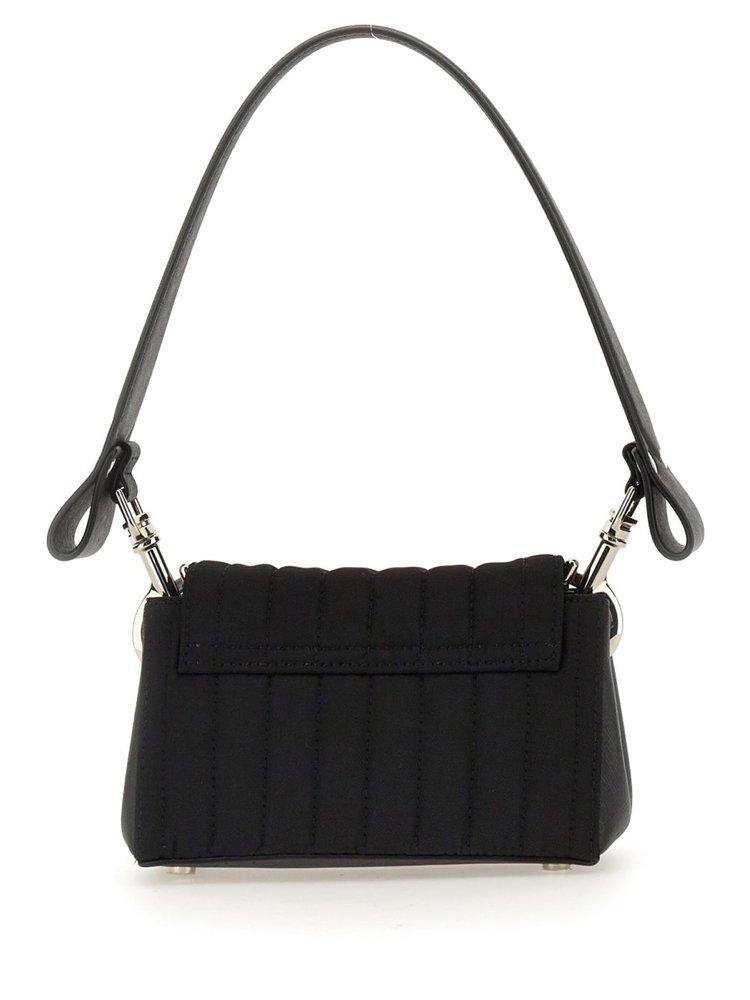 Vivienne Westwood Small Hazel Quilted Shoulder Bag in Black