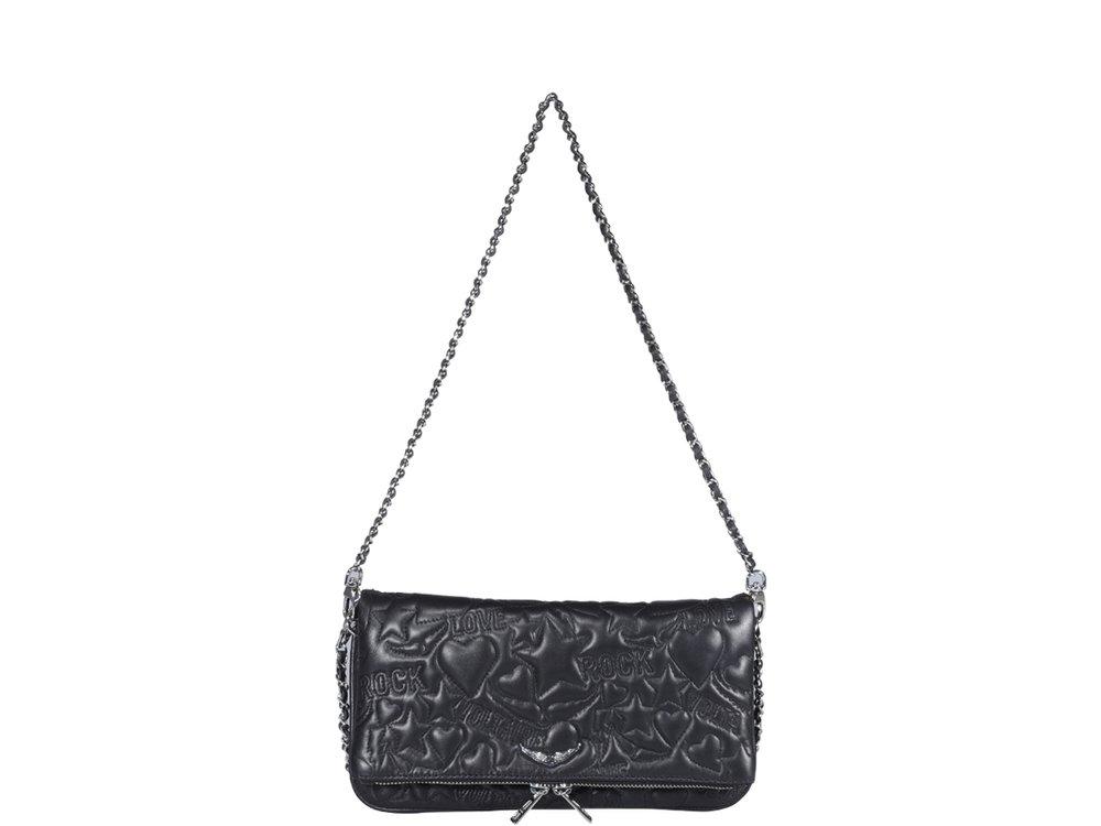 Zadig & Voltaire Rock Charm Shoulder Bag in Black | Lyst