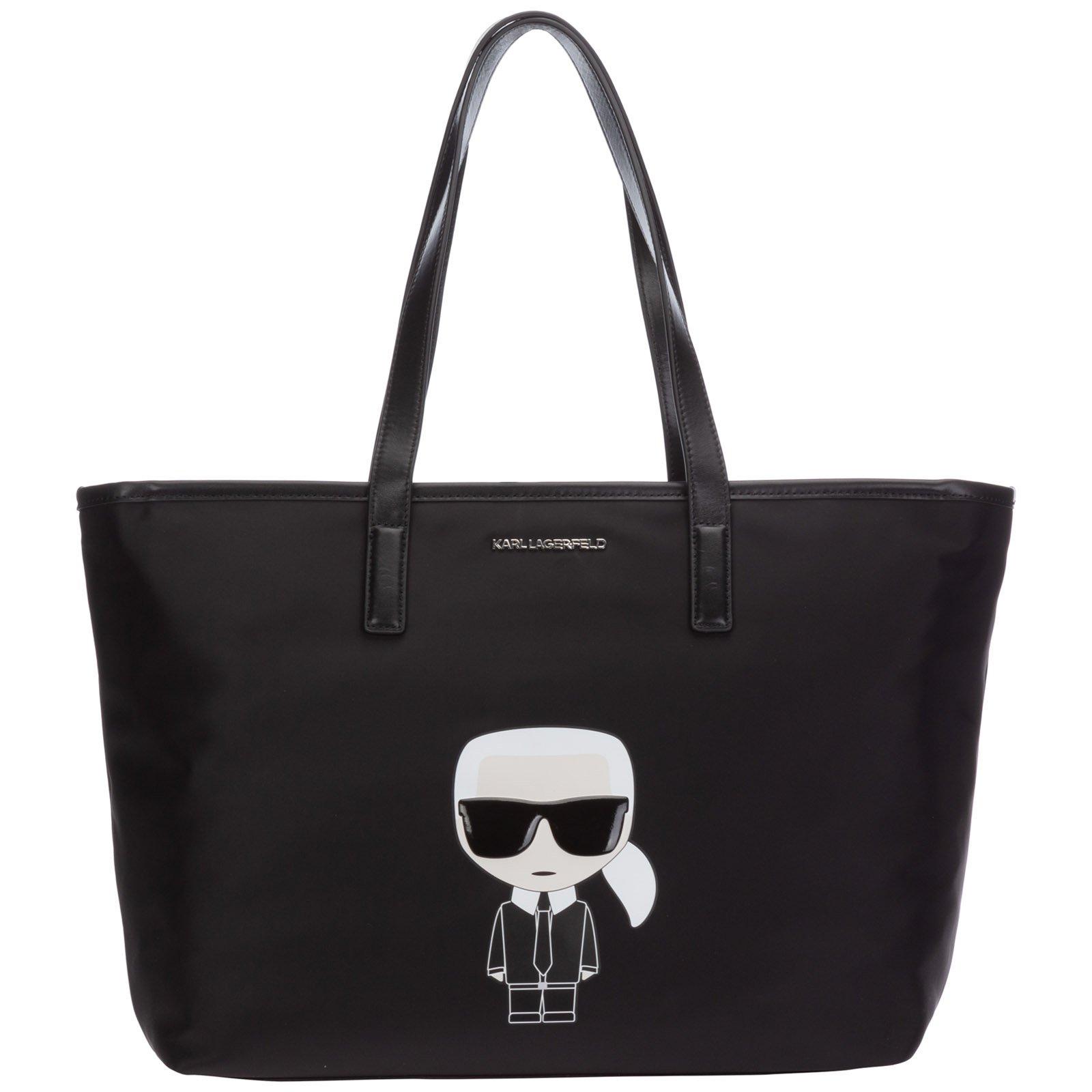 Karl Lagerfeld Synthetic K/ikonik Logo Tote Bag in Black - Lyst