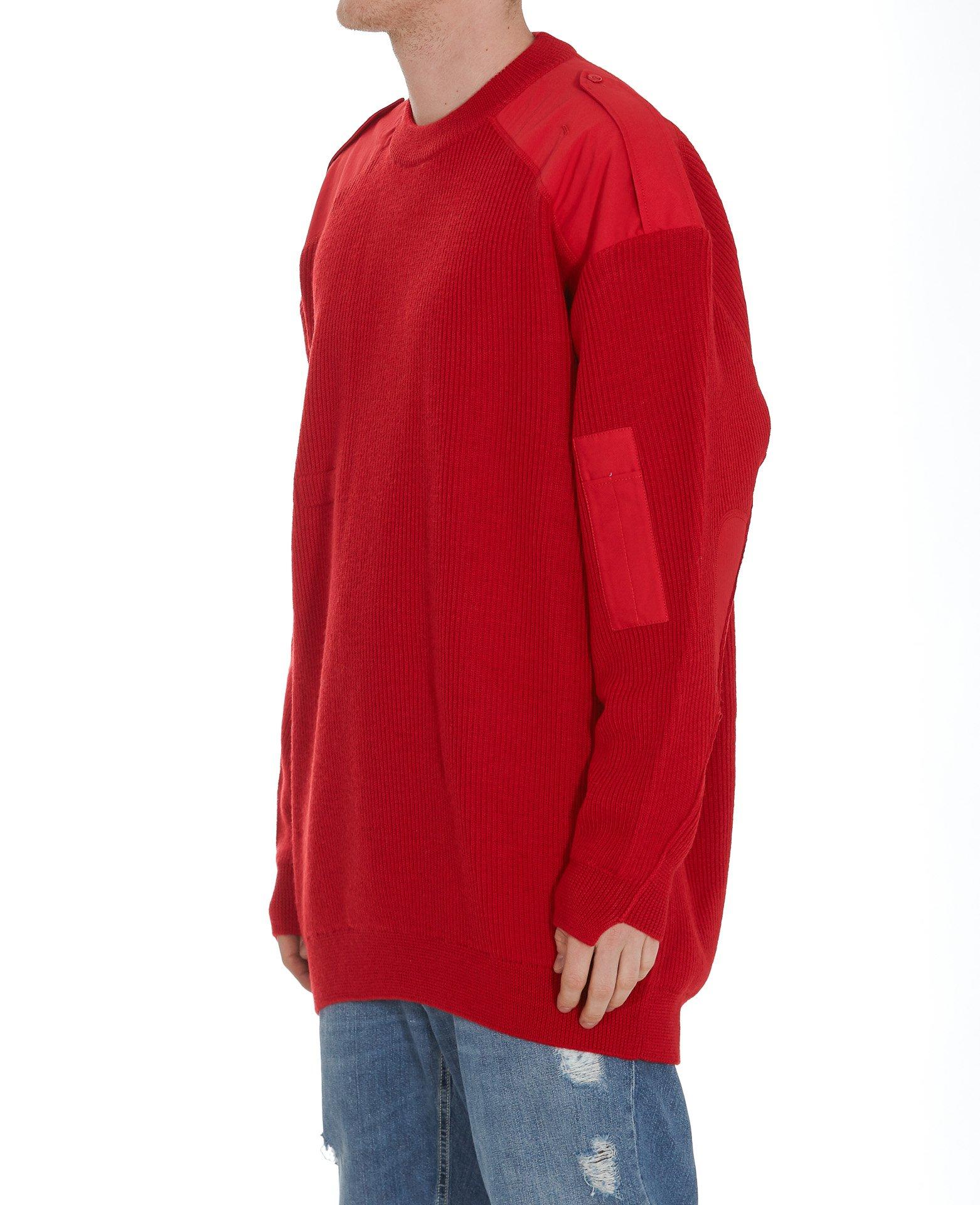 balenciaga sweater mens red
