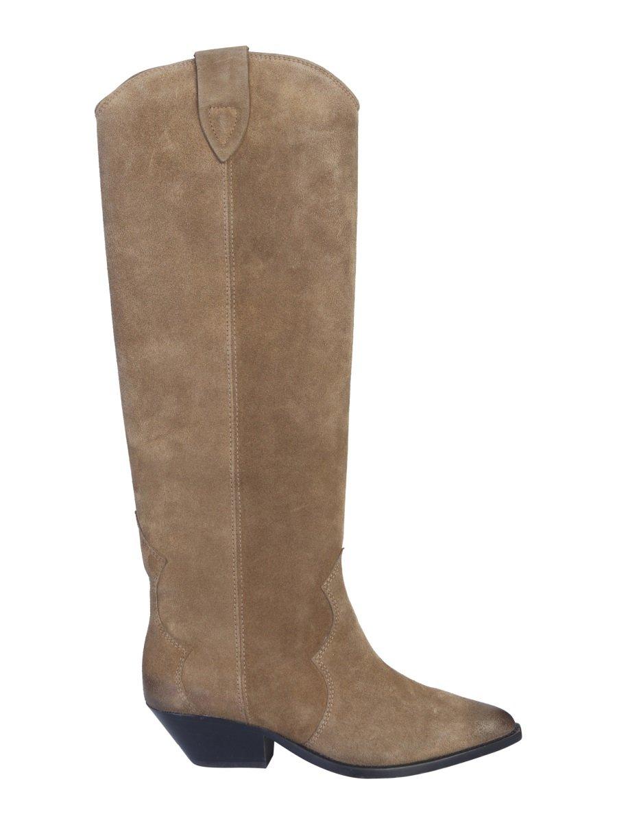 Isabel Marant Leather Denvee Boots in Brown - Save 39% - Lyst