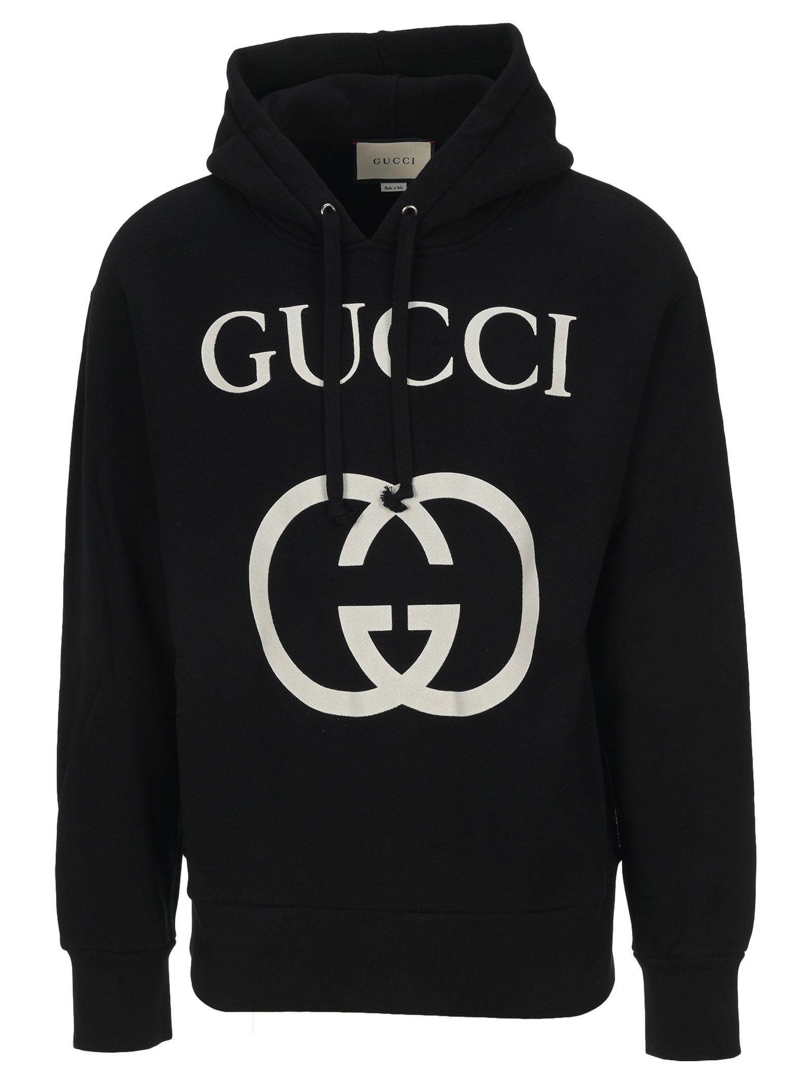 black and white gucci sweatshirt