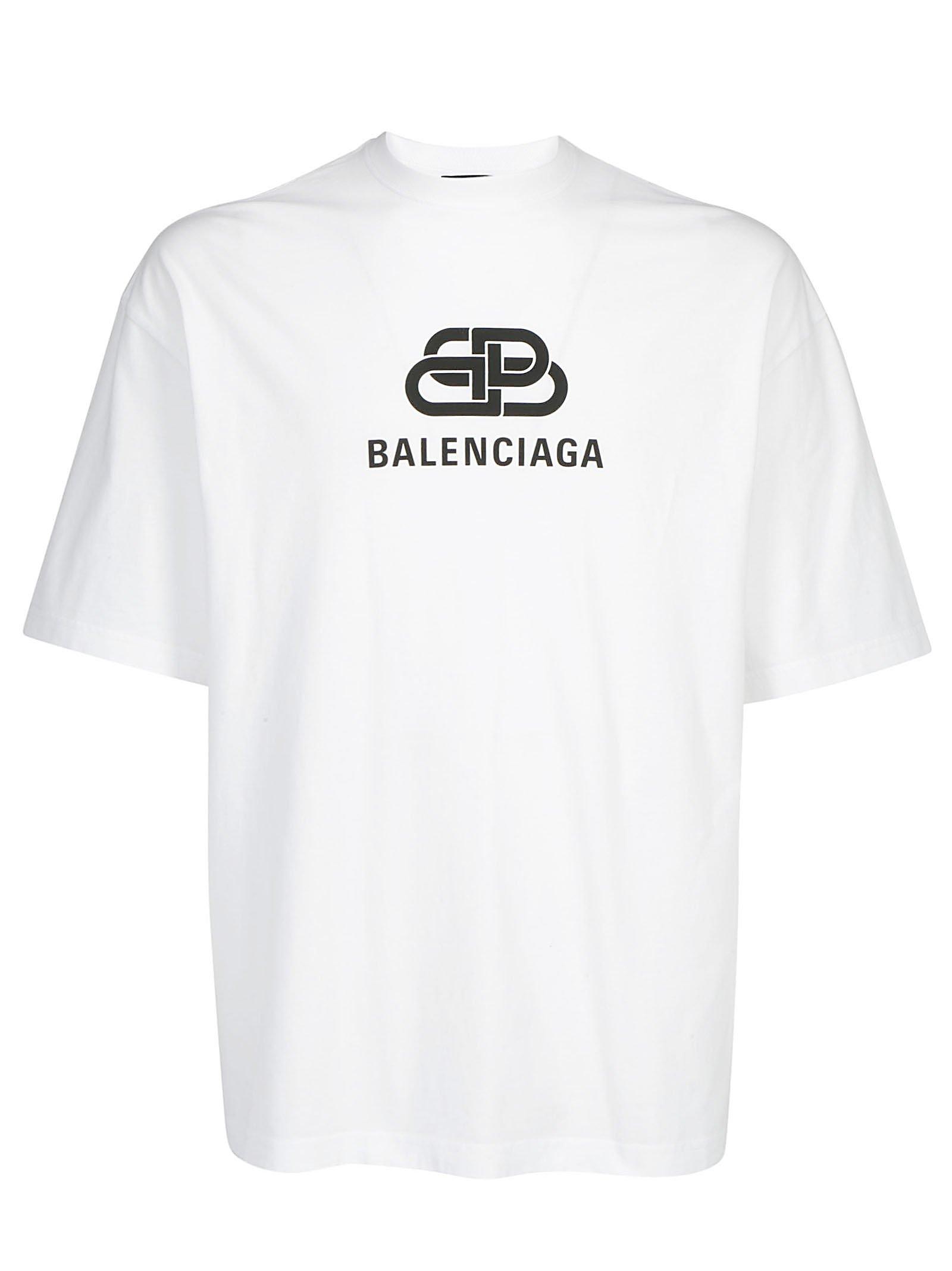 Sjov apologi Skrøbelig Balenciaga Bb T-shirt in White for Men | Lyst