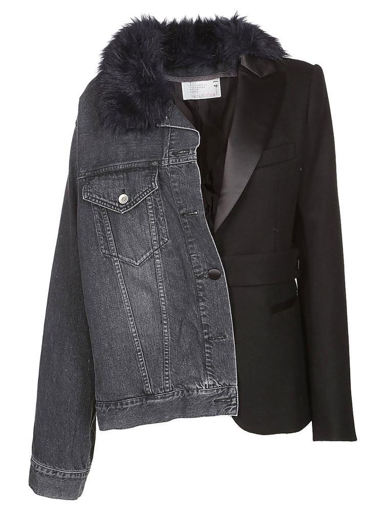 Half blazer half denim jacket Clearance