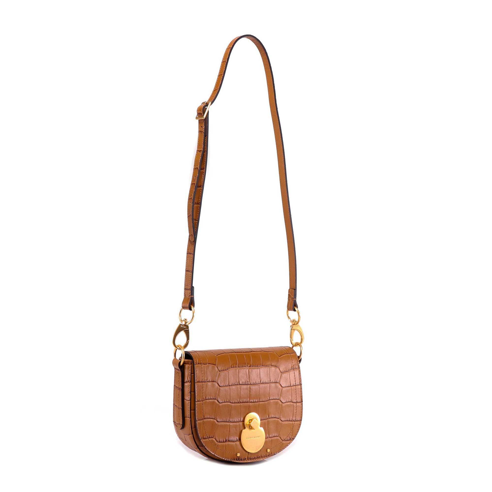 Longchamp Leather Cavalcade Crossbody Bag in Brown Lyst