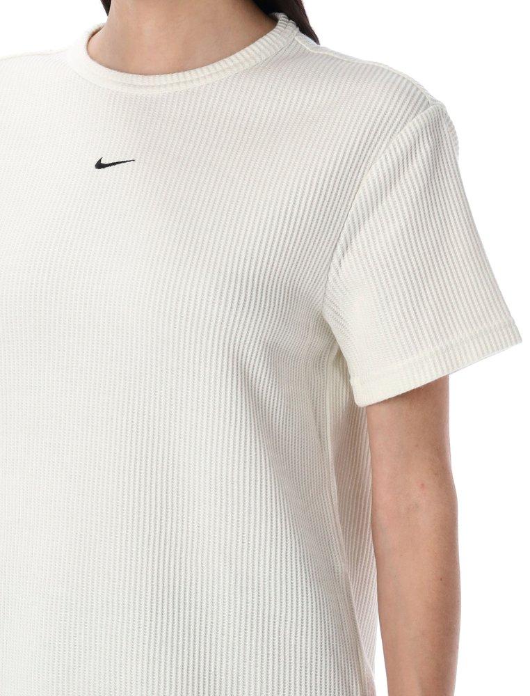 Nike Sportswear Chill Waffle Loose Short-Sleeved Top in