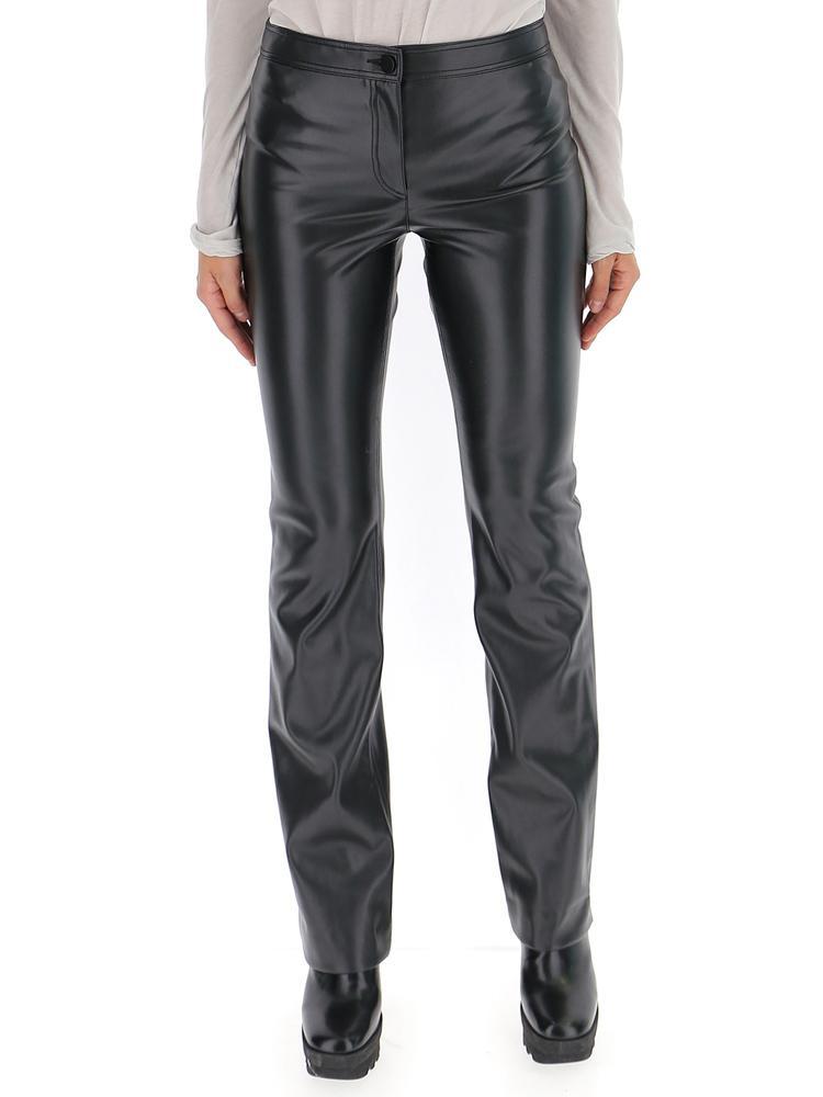 theory faux leather pants
