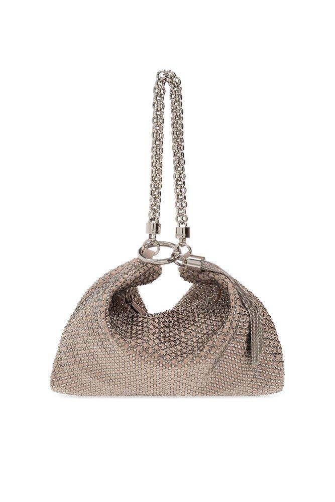 Jimmy choo silver clutch bag shop