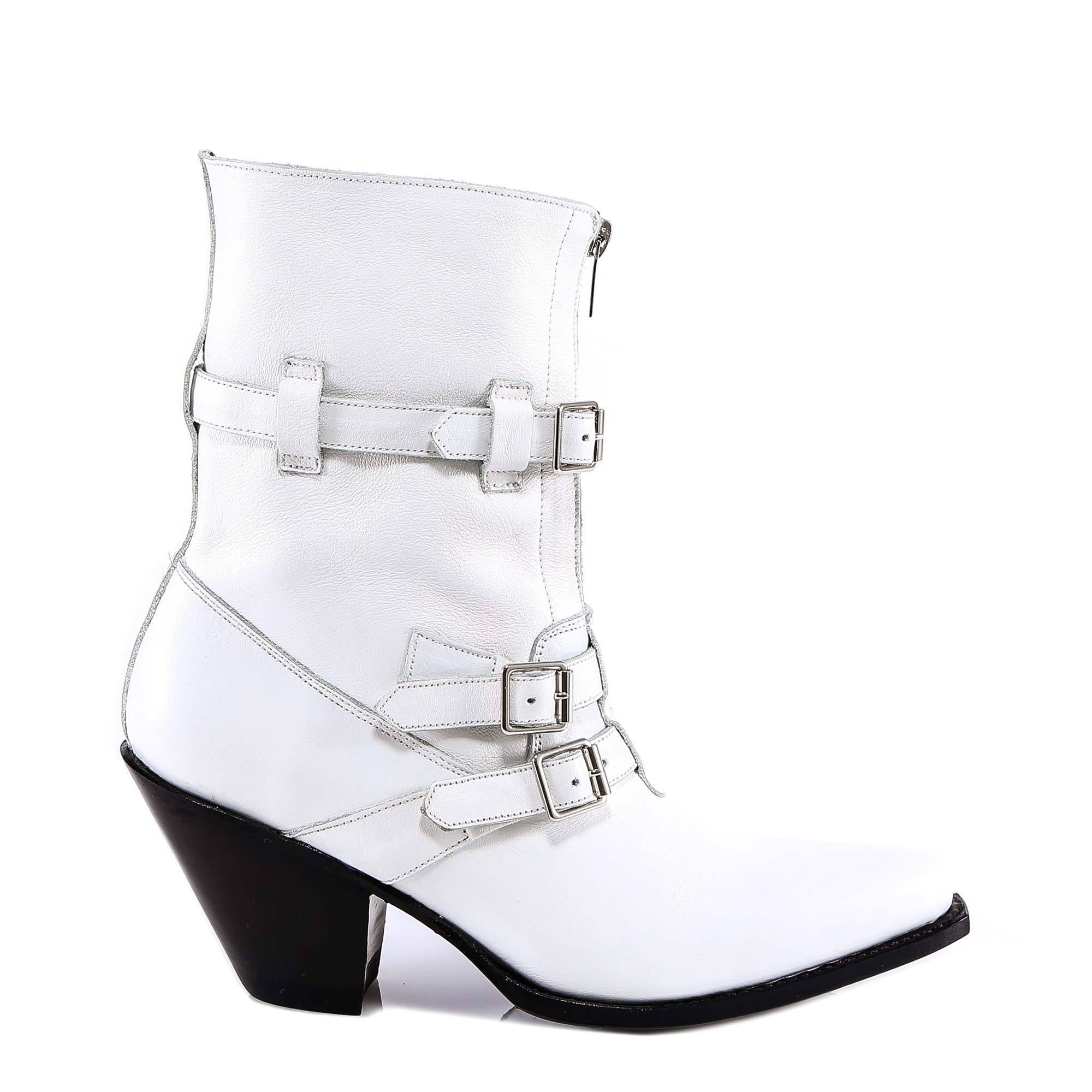 celine white boots