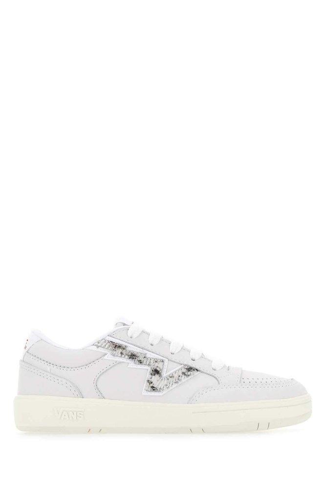 leather platform vans white