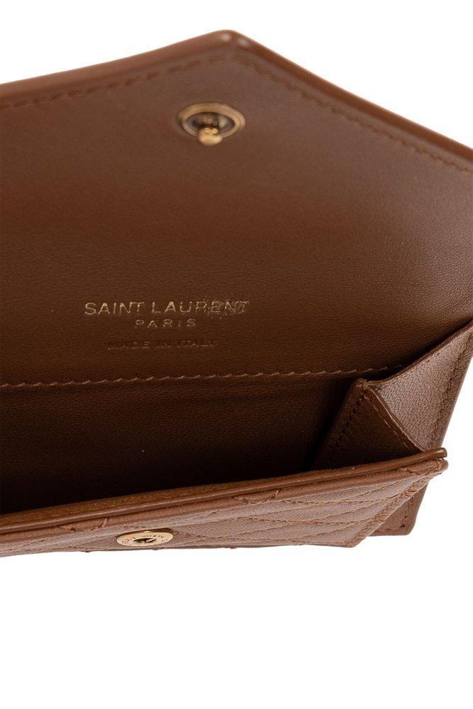 Saint Laurent Gaby Small Leather Wallet