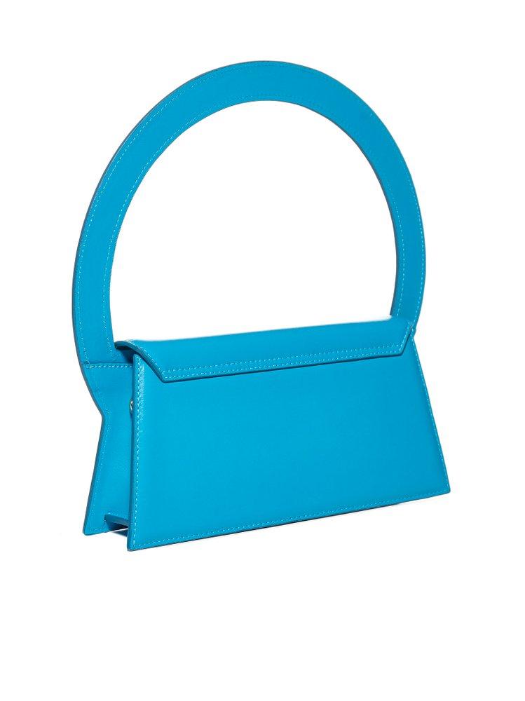 Jacquemus Le Sac Rond Top Handle Bag in Blue | Lyst