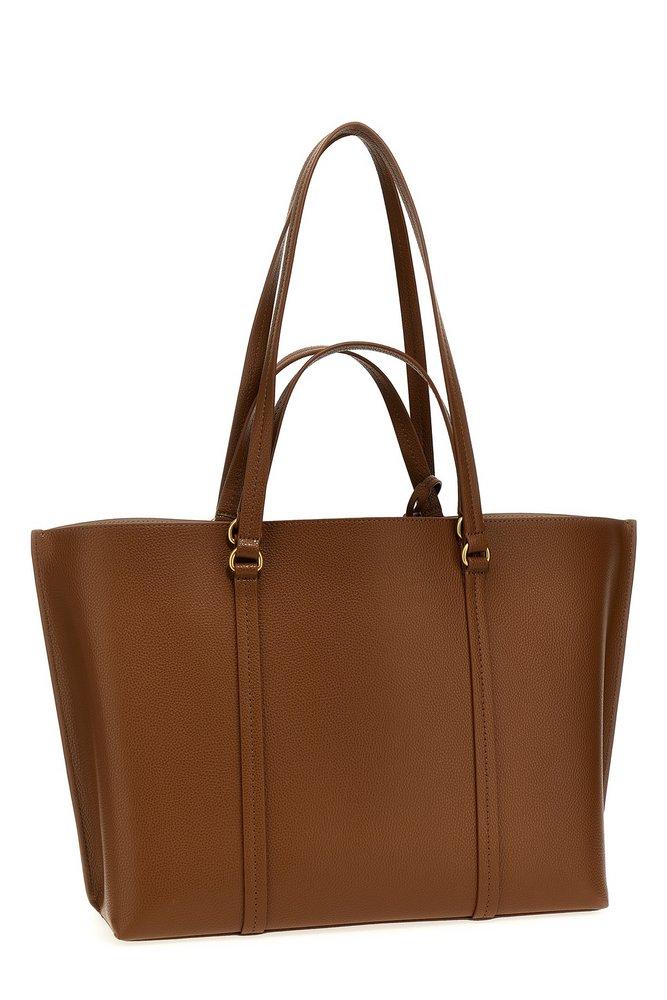 トートバッグ PINKO 'Carrie' classic shopping bag Brown Pinko 'Carrie' Classic Shopping Bag in Brown | Lyst