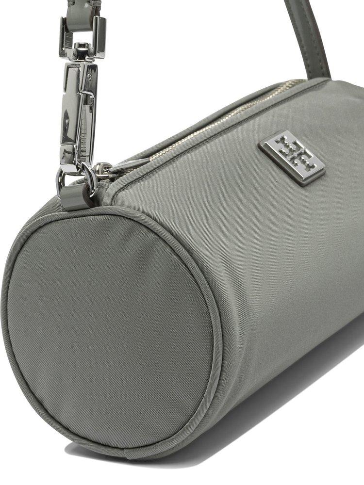 【Tory Burch】Virginia Cylinder Bag グレー Virginia Cylinder Shoulder Bag | Neiman Marcus