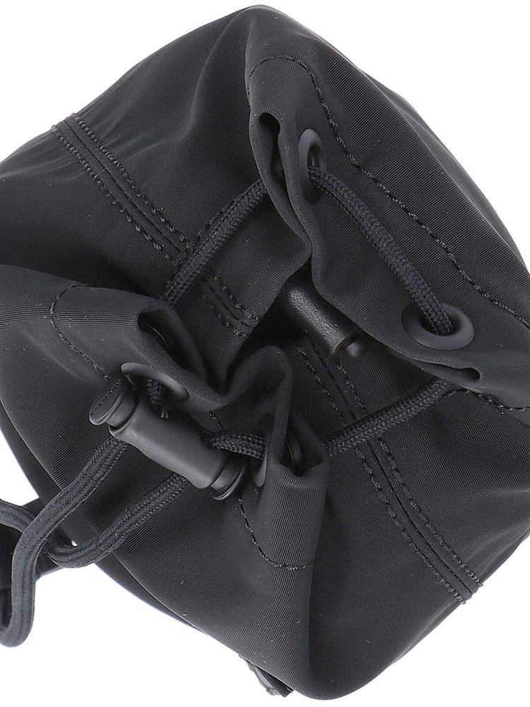 【MONCLER】BUCKET BAG Moncler Logo Patch Drawstring Bucket Bag in Blue | Lyst